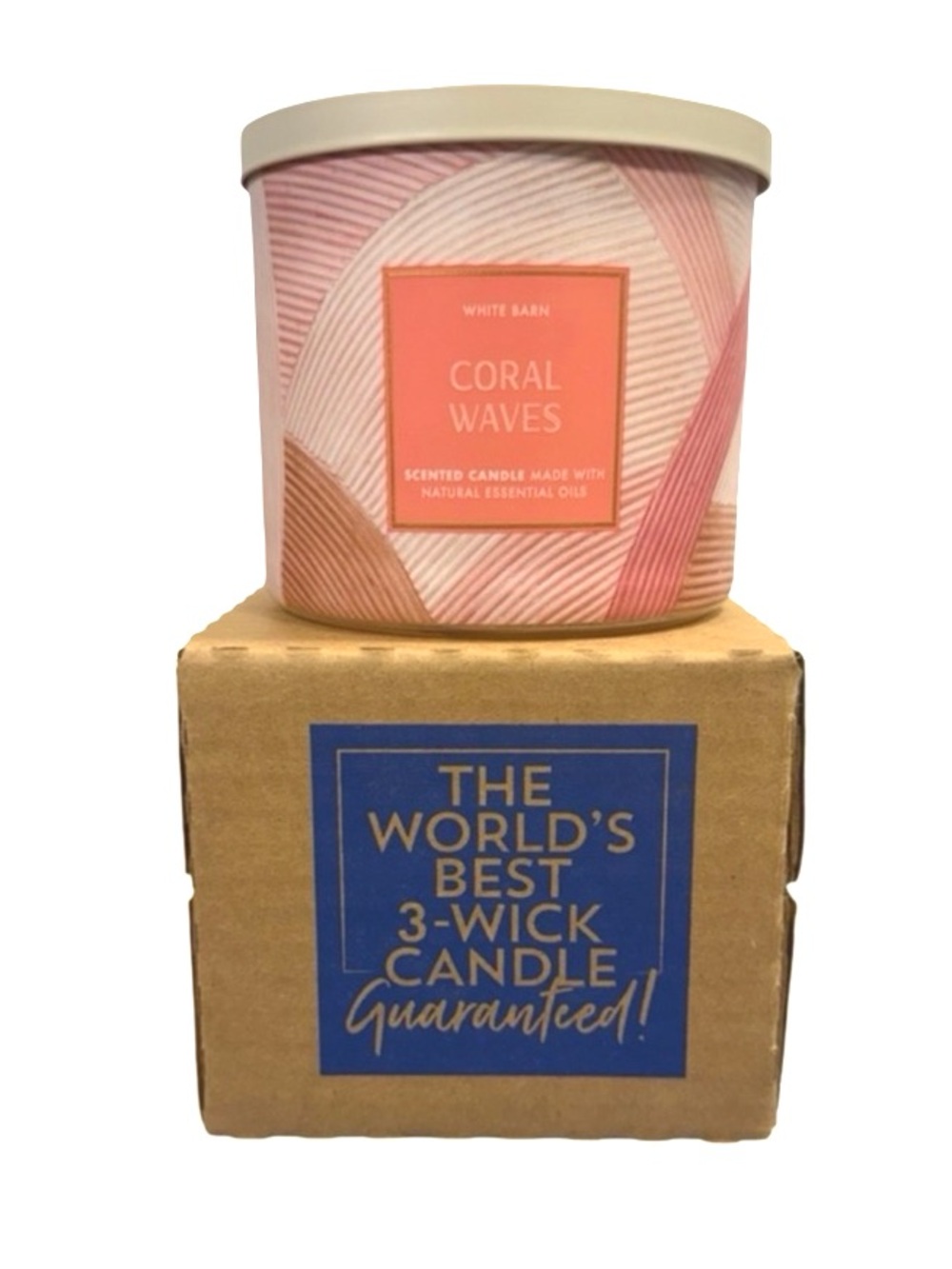 Coral Waves Candle